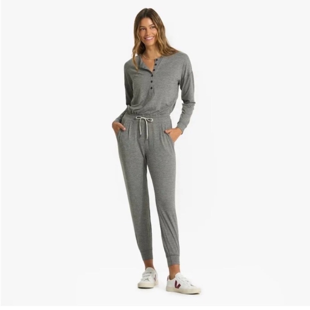 Vuori Heather Gray Jumpsuit